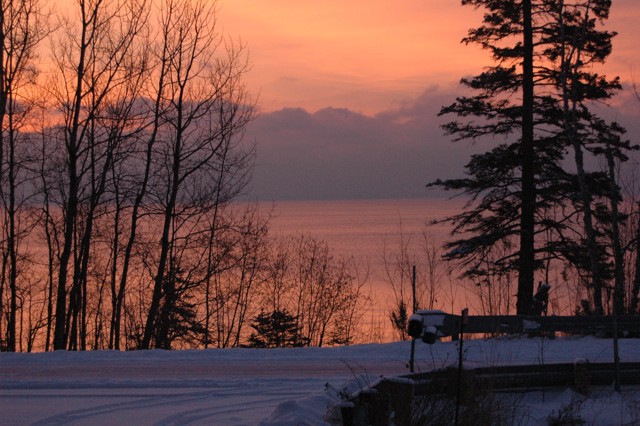 Image for lake superior sunrise 11